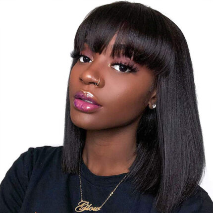 Perruque cheveux humains pour femmes élégantes