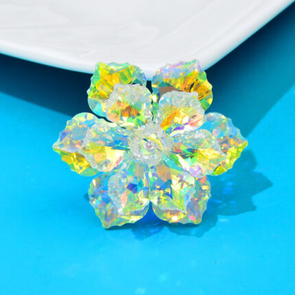 Manuel d'utilisation de l'épingle à broche fleur en cristal de mode