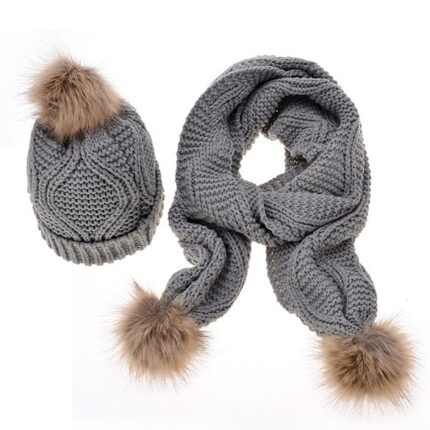 ensemble bonnet et écharpe