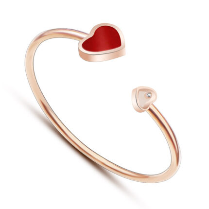 Bracelets élégants en forme de cœur pour femmes