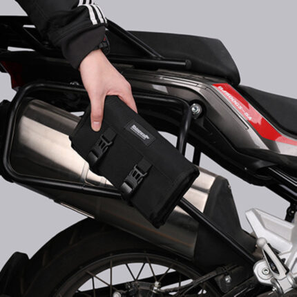Kit de réparation de moto contenant un emballage portable