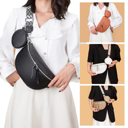 Sac bandoulière en cuir élégant
