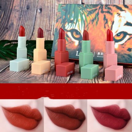 5 coffrets de rouges à lèvres dans une même boîte cadeau