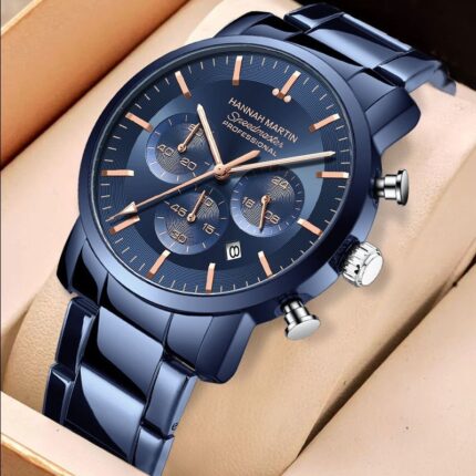 Nouvelle montre multifonction étanche à six aiguilles avec calendrier pour hommes d'affaires