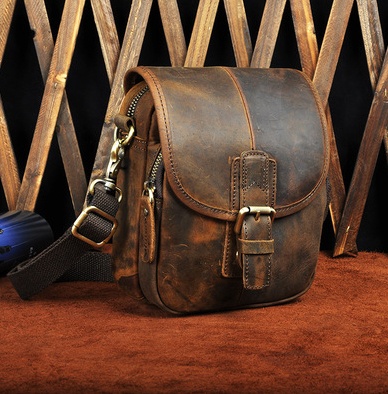 Sac banane en cuir