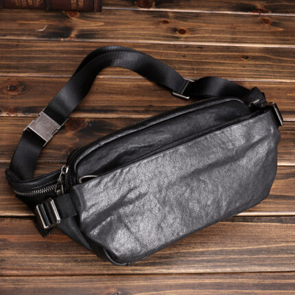 Sac banane multifonctionnel en cuir