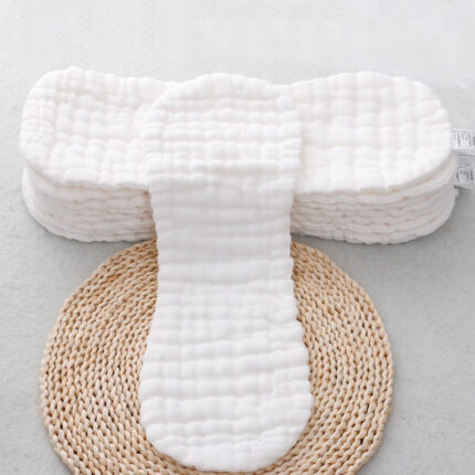 Couches pour bébé, en gaze de coton pour nouveau-né 12  type cacahuète, lavables en coton Meson