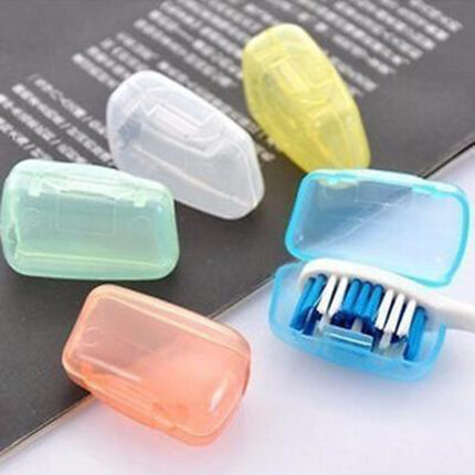 Étui de voyage portable pour brosse à dents avec capuchon de protection