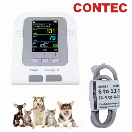 Tensiomètre électronique numérique vétérinaire avec brassard