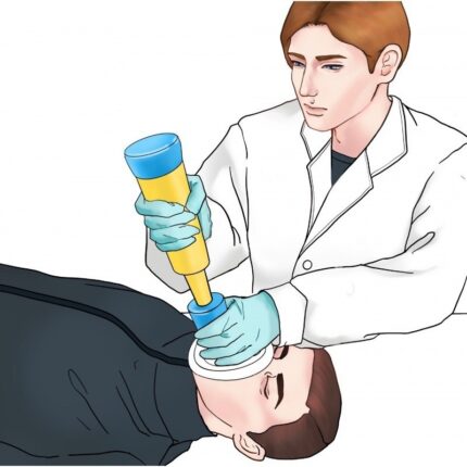 Dispositif cardiopulmonaire artificiel d'entraînement respiratoire, masque de secours d'urgence en cas d'asphyxie