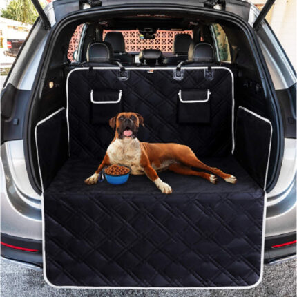 Tapis de voiture pour animaux de compagnie, coffre pour chien