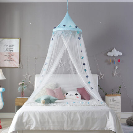 Rideaux de lit pour enfants, moustiquaires suspendues en forme de dôme, tentes légères et respirantes